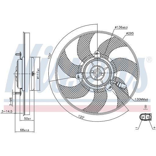 [1K0959455ET-NISS] ELECTRIC FAN