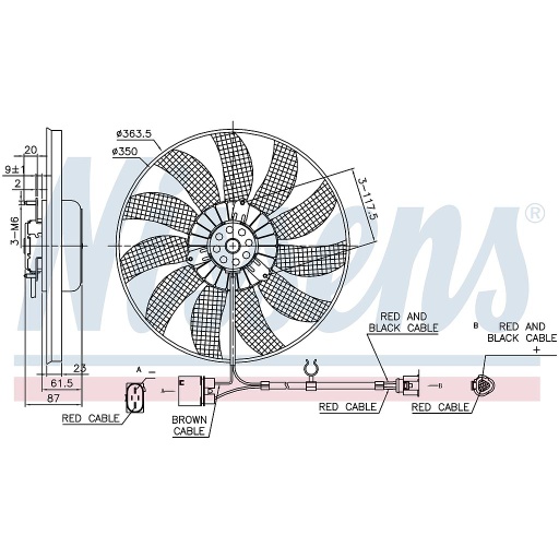 [1K0959455CN-NISS] ELECTRIC FAN 