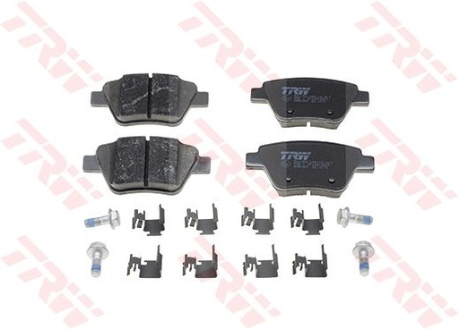[5K0698451A-TRW] BRAKE PAD SET, REAR  
