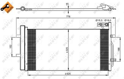 [8U0260401C-NRF] Condenser, Air Conditioning