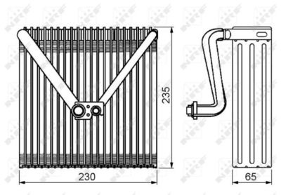 [6Q0820103B-NRF] Evaporator, Air Conditioning