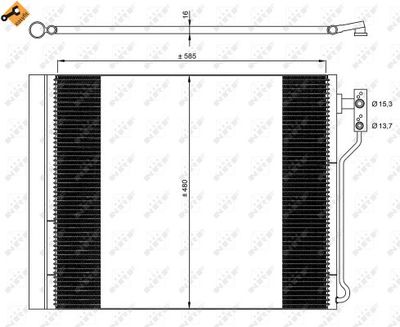 [64536805453NRF] Condenser, Air Conditioning