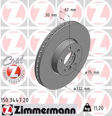 [34116886478Z] Brake Disc , FRONT