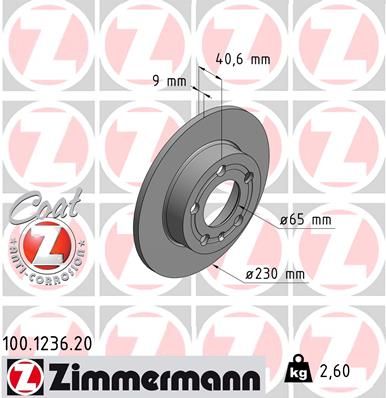 [1J0615601P-Z] DISC BRAKE , REAR
