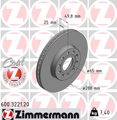 [1K0615301T-Z] Brake Disc, Front