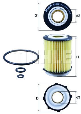 [A2701840125-KNE] OIL FILTER